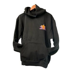 Black Graphic Hoodie